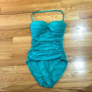 La Blanca Teal One Piece Swimsuit